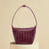 Temperament Vegetable Basket Lunch Box Bag Hand-woven Bag Fashionable Simple Casual Shoulder Bag