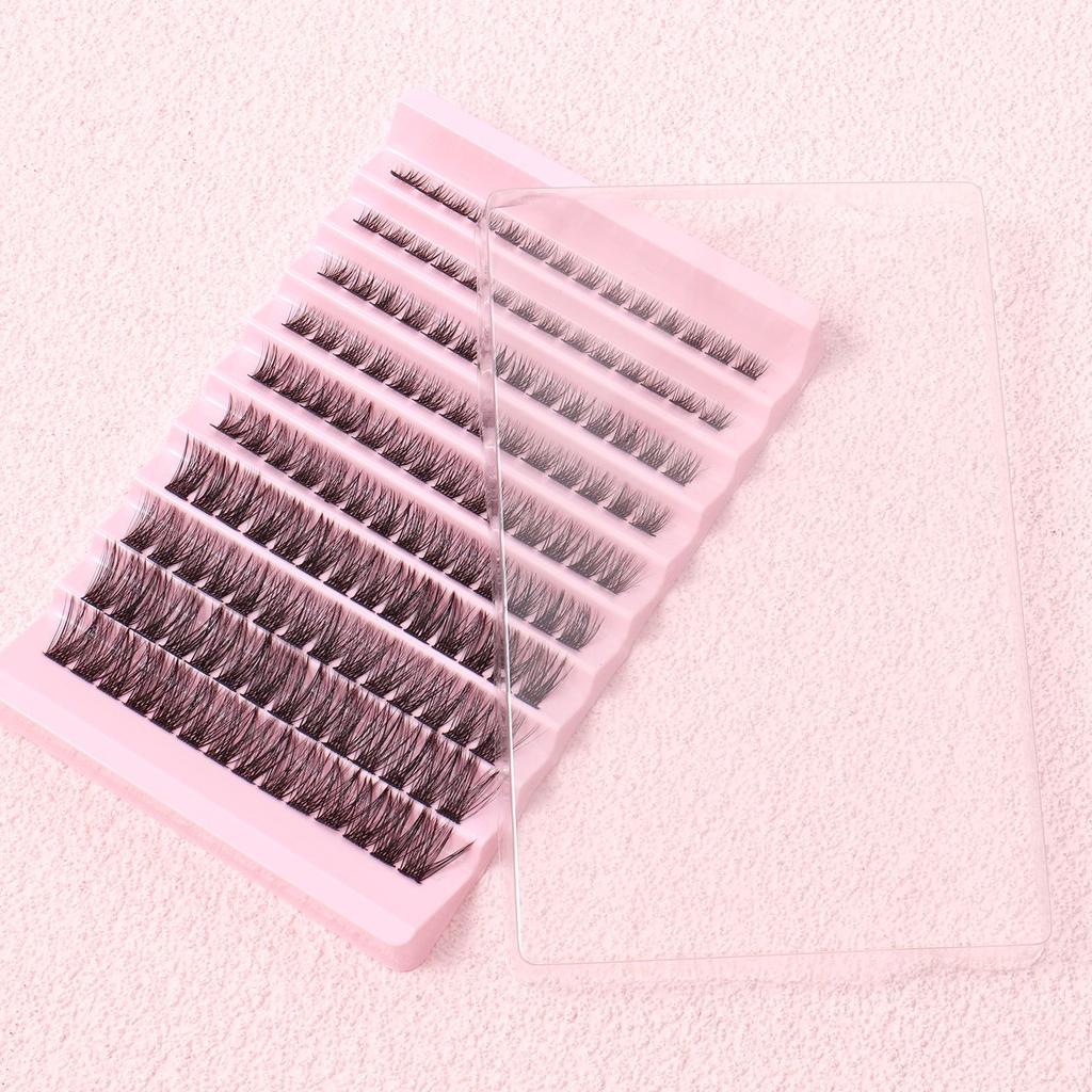 140 пучков D Song Single Tufts False Eyelashes Natural Large Capacity DIY Segmented Multi-hair Grafting Eyelashes