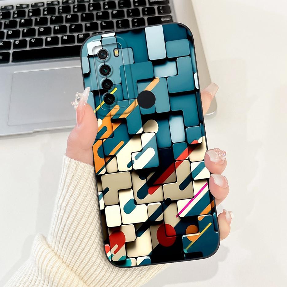 Чехол для Xiaomi Redmi Note 8 2021 Note 8T Модный Чехол с Конфетным Рисунком Ударопрочный Чехол для Телефона Для Redmi Note 8 Pro Note8 Мягкие Чехлы