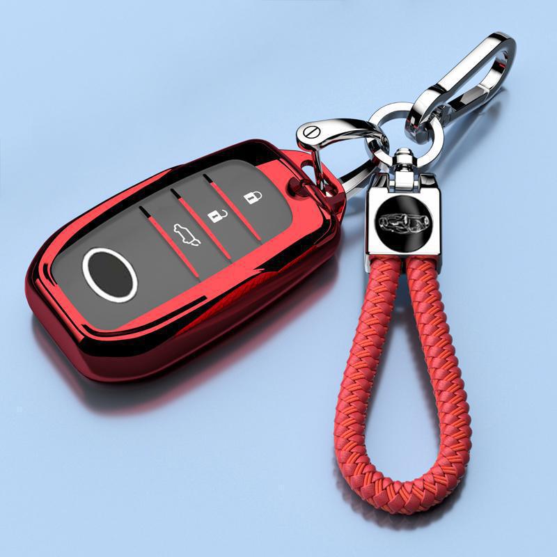 Роскошный подвес-чехол для ключа для Toyota Highlander 2025 – Унисекс, Полностью закрывающаяся пряжка с гибридной цепочкой 380T