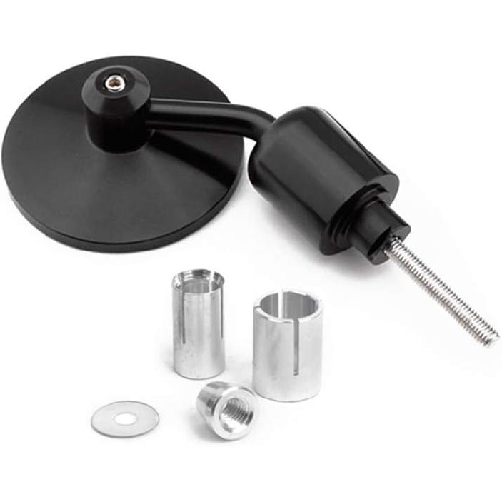 Кастомные мотоциклетные CNC зеркала заднего вида на руль, 3" круглые, 7/8" 22 мм, совместимые с Honda Yamaha Suzuki Kawasaki Aprilia Derbi Ducati