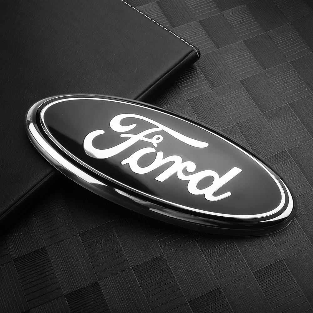 Original Replacement Car Front Grille Badge Trunk Cover Sticker For Ford Ranger Focus2 3 Mondeo C-Max Mustang Fiesta Kuga Escape