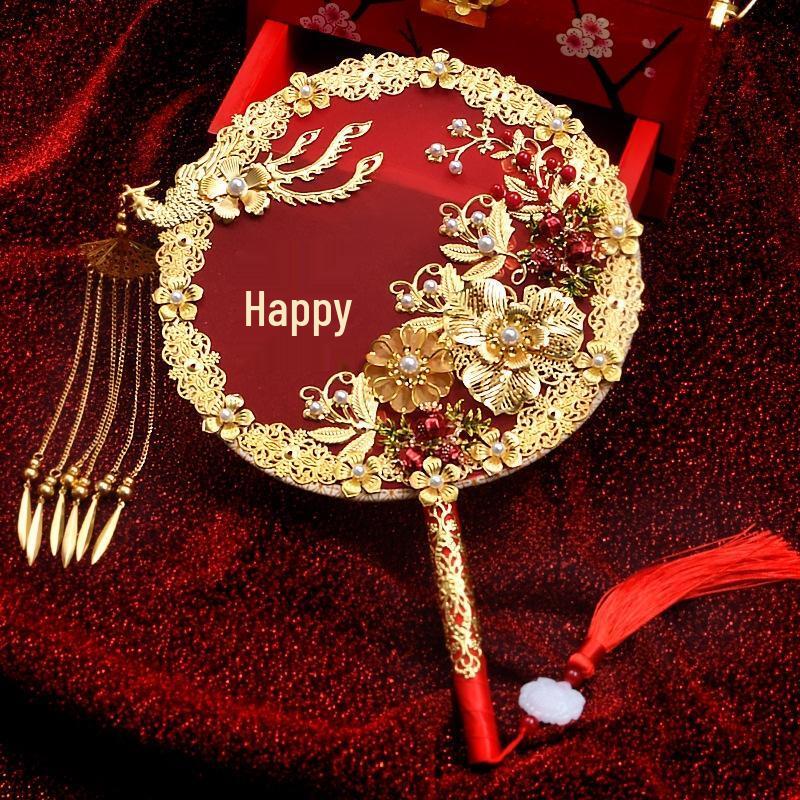 Традиционный китайский свадебный веер