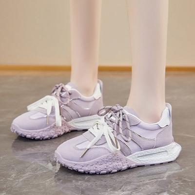 Новая женская студентка беговая спортивная платформа повседневная обувь увеличивающая рост обувь на платформе