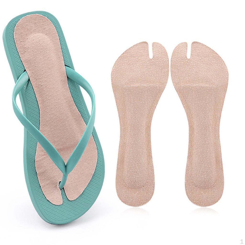 Вставки для подушечек стопы, стелька с разделенным носком, подушечки для сандалий, стельки для шлепанцев для женщин