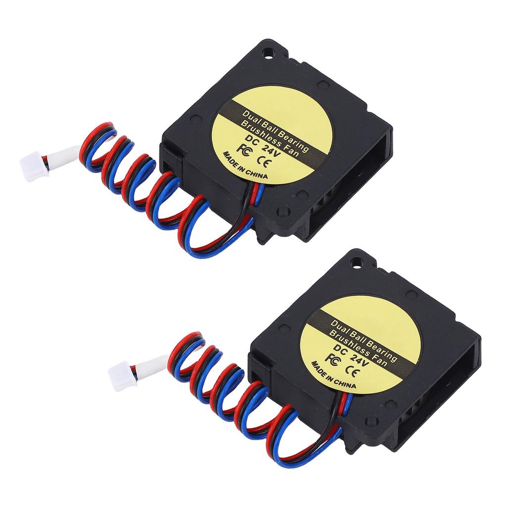 2Pcs Double Ball Bearing Brushless Fan 24V 3010 15000RPM High Speed for SV08 3D Printer Hotend