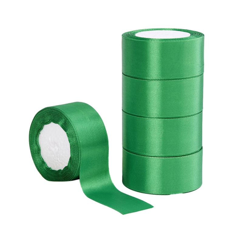 22 метра/рулон 4 см атласная лента для поделок бант подарочная упаковка банты изготовление цветочных букетов своими руками венки вечеринка свадебный декор