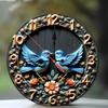 25x25cm Wood Wall Clock that can Become a Family Heirloom if Well-Maintained