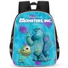 Школьный рюкзак Monsters Power Company Monsters, Inc, многофункциональный, из ткани Оксфорд, легкий, с изображением в высоком разрешении