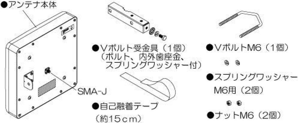 Antenna Technology Patch type planar antenna 4 patches 14dBi 2400~2500MHz SMA-J PAT214S-24
