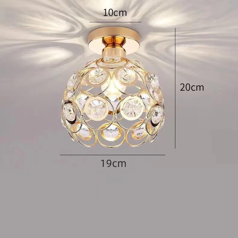 Dia 20cm Iron Art Ceiling Lamp Scattered Light Romantic Atmosphere European Style Indoor Lighting E27 AC 220V Art Decoration