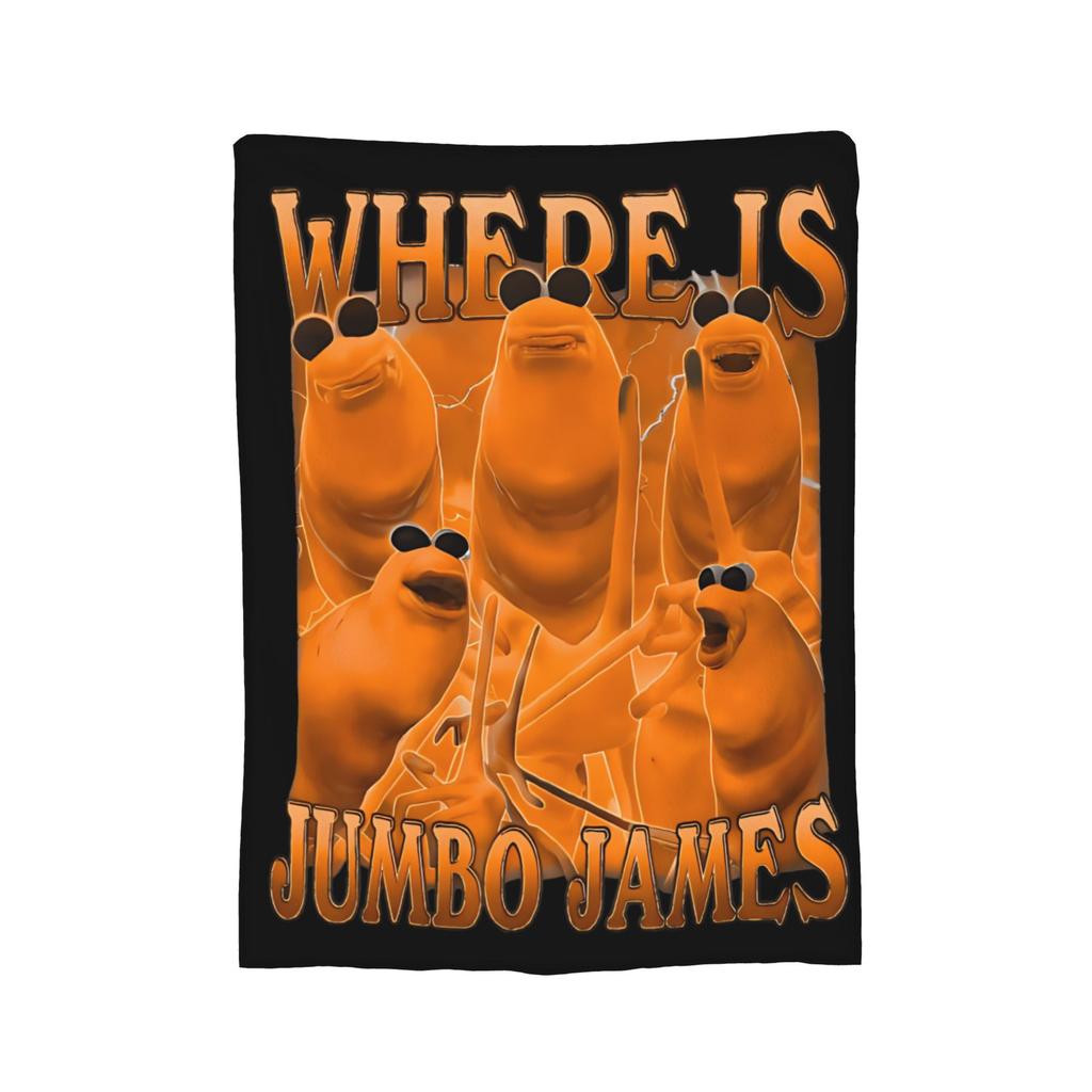 Marcus the Worm Blanket Fuzzy Funny Soft Throw Blanket for Bed Sofa Autumn/Winter,