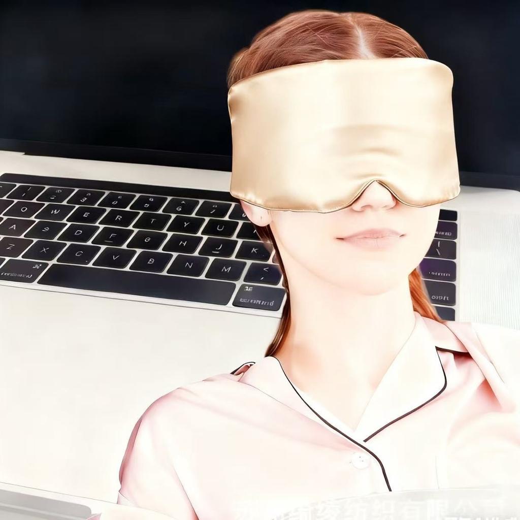 Mulberry Silk Sleep Mask, 360 Degree Full Coverage Eye Mask for Sleeping, Light Blocking, Multiple Colors, Eye Care
