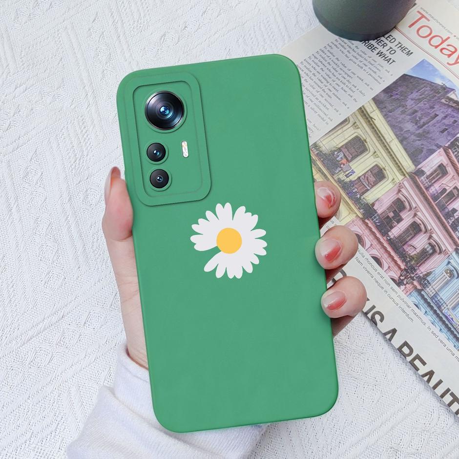 For Xiaomi 12T Case Hot New Design Cute Cat Butterfly Cartoons Matte Liquid Silicone Shell For Xiaomi 12T Pro Ultrathin Fundas