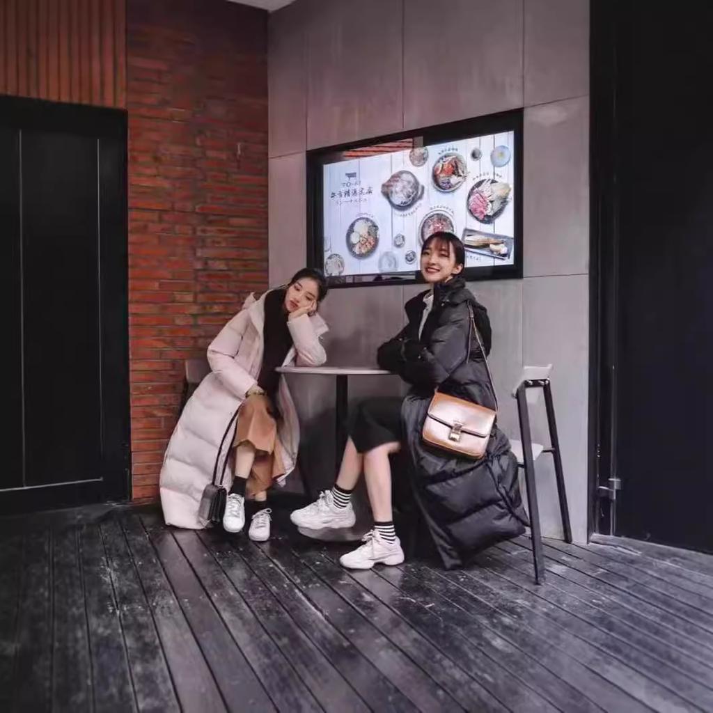 Женская пуховая куртка, корейская версия, очень длинная, до щиколотки, студенческая, свободного кроя, "хлебная" куртка, хлопковая куртка