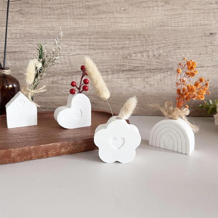 Элегантная прочная силиконовая форма-инструмент для цветочных горшков в форме радуги. Незаменимый аксессуар для домашнего использования. Энтузиасты эпоксидной смолы