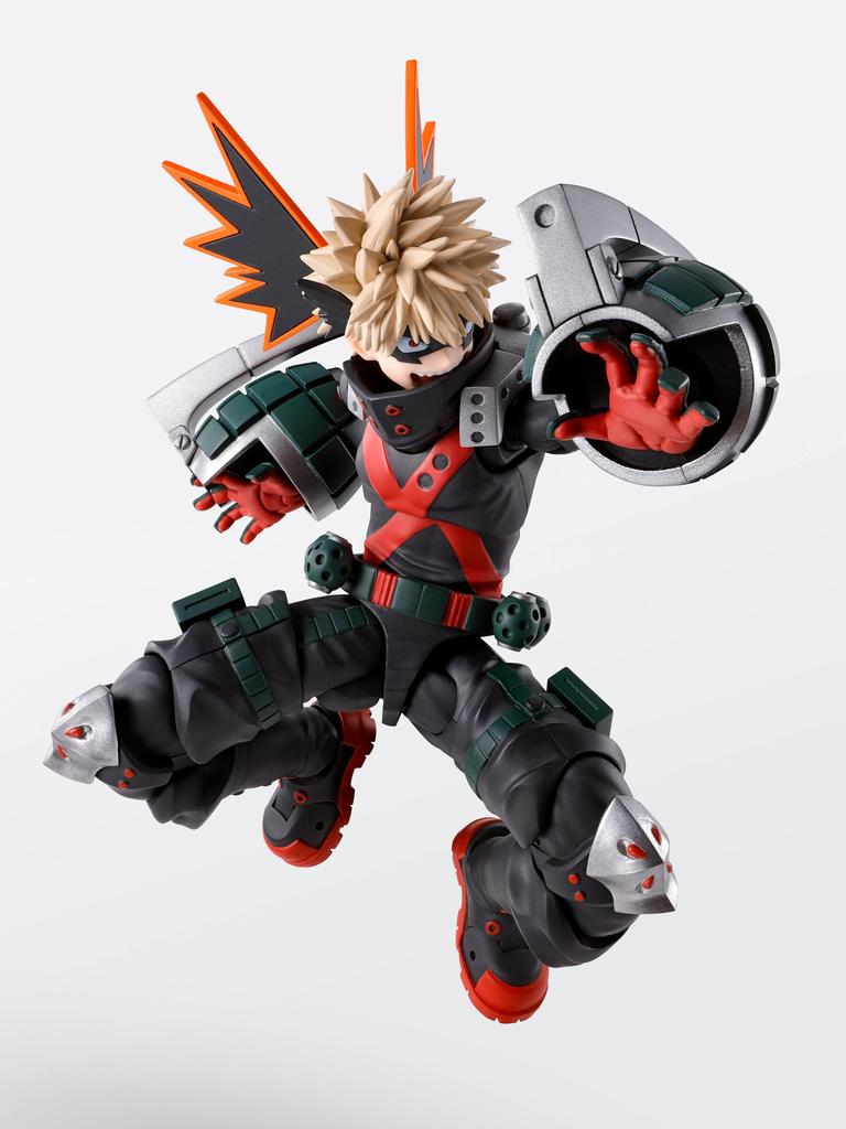 TAMASHII NATIONS S.H.Figuarts Моя геройская академия Кацуки Бакуго прибл.. Подвижная фигура толщиной 145 мм, окрашенная в ПВХ и АБС-пластик