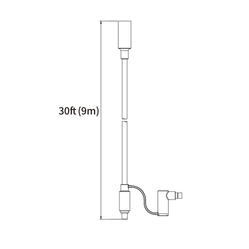 DC8MM 10 Meter Extension Cable 12AWG with DC7909 DC8020 Connectors for Solar For Power Stations Compatible with BLUETTI
