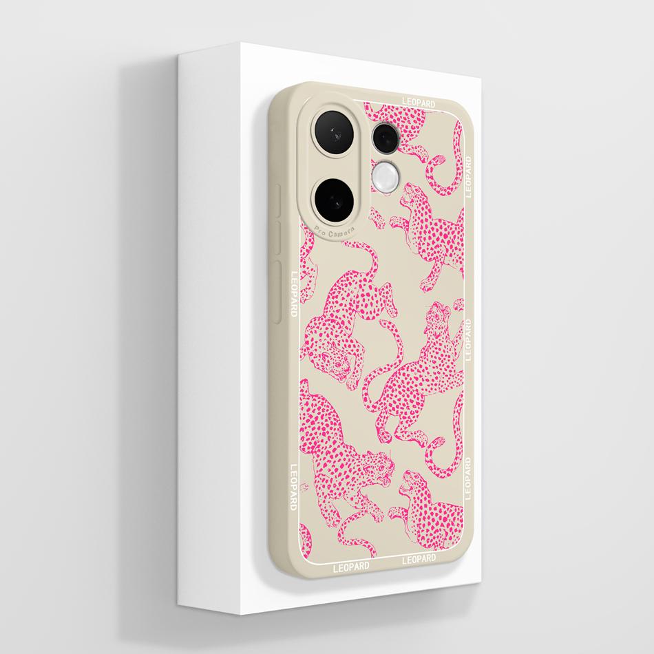 For Vivo V60 Lite Case Candy Painted Flower Phone Back Cover For Vivo V 60 Soft Liquid Silicone Anti Drop Full Protection Bumper