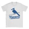 Toronto BlueJaysBird TShirt Unisex Funny Pure Cotton Tees Round Collar Short Sleeve T Shirt Plus Size Tops
