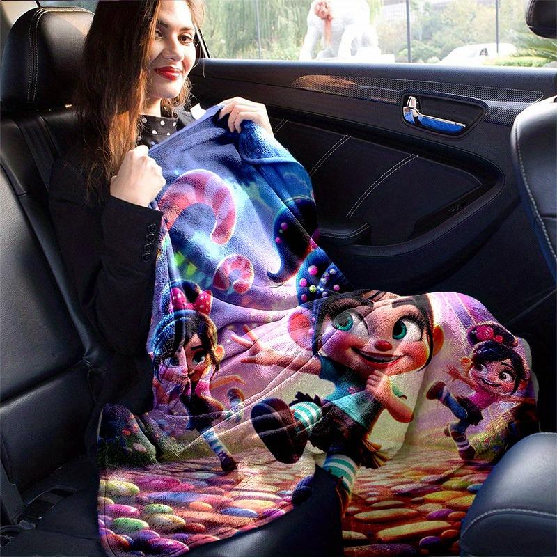 1pc. Colorful Candyland Theme Blanket - Perfect for Home, Office, Outdoor Use, Gift Idea, Suitable for All Seasonsz0417266
