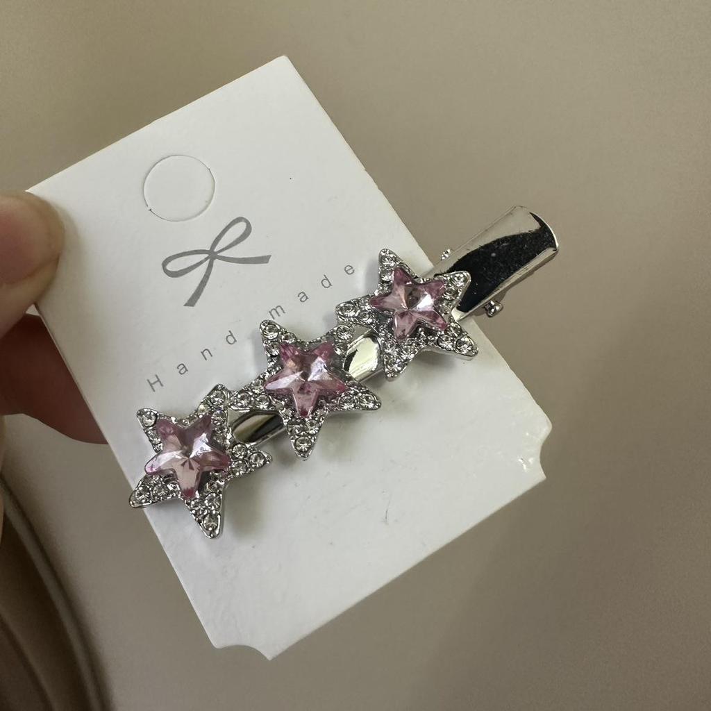 Роскошная заколка для волос в виде звезды со стразами - Сверкающая заколка-утиный клюв, инкрустированная бриллиантами