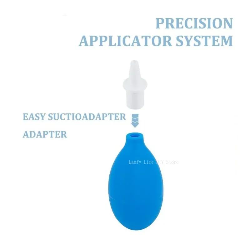 Ceramic Decorating Precision Tip Applicator Slurry Glaze Rubber Squeeze Bottle with Fine Needle Ceramic Painting Pottery Tools