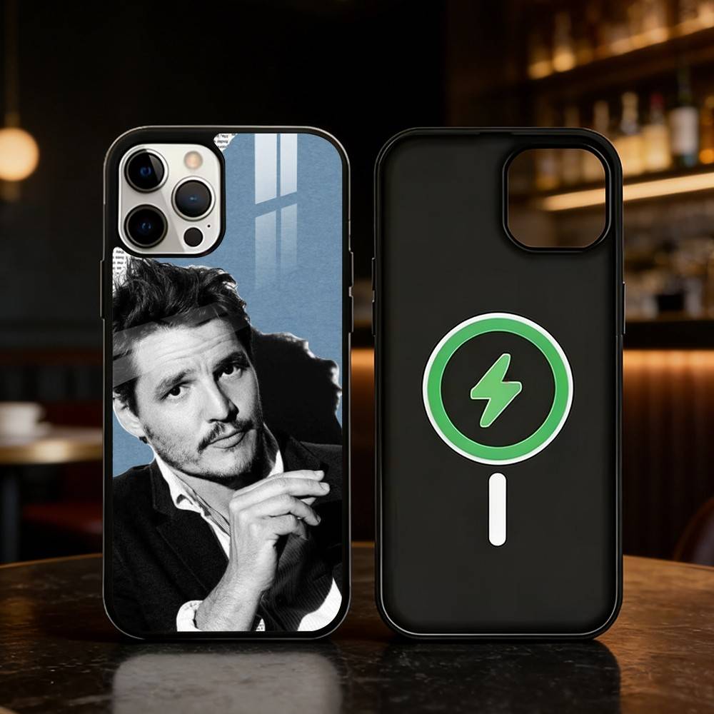 Pedro Pascal Phone Case For iPhone 17 16 15 14 13 12 Pro Max Plus for Mirror Wireless Magnetic Cover