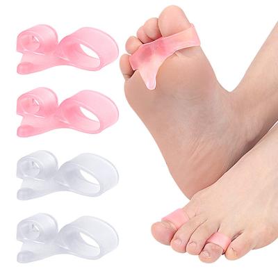 Разделитель пальцев SEBS с двумя отверстиями, Hallux Valgus, Разделитель для перекрывающихся пальцев, Косточка большого пальца стопы, Ортез с двойным кольцом, Накладка для пальцев