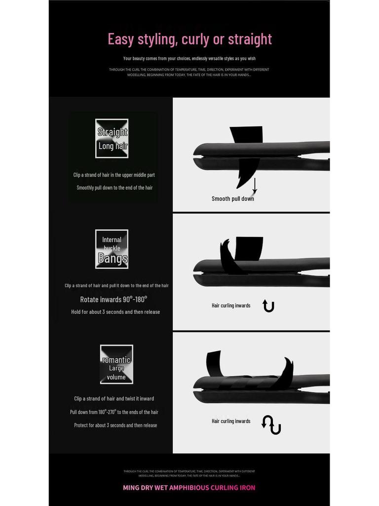 Двухфункциональный выпрямитель и плойка с контролем температуры