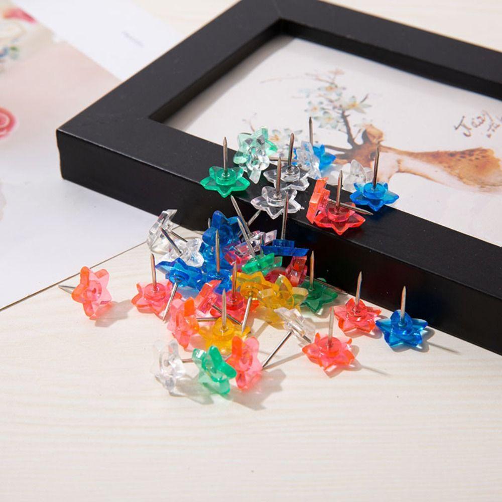 Pictures School Office Stationery Thumb Tacks Board Pins Wall Studs Pentagram Tacks Push Pins