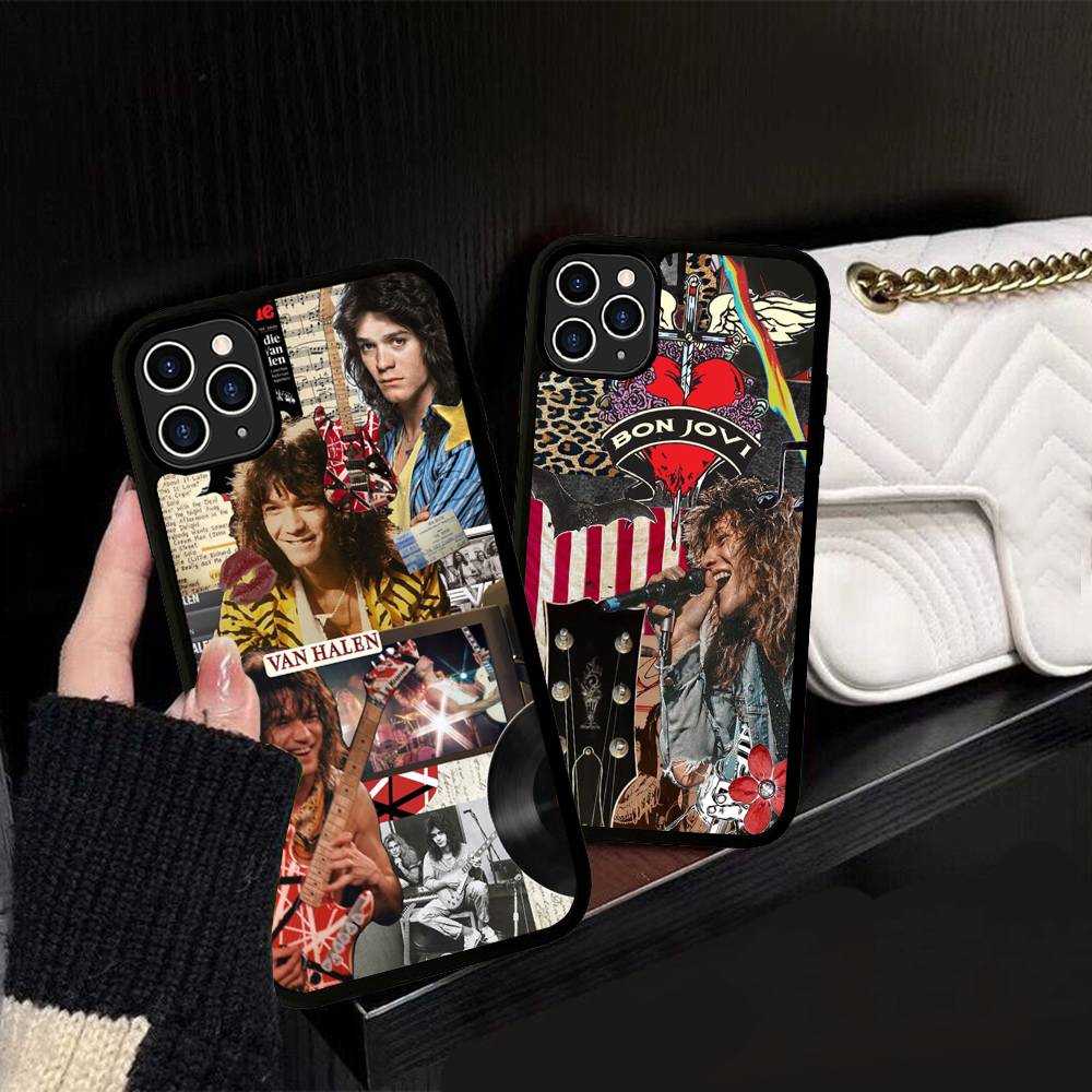 E-Eddie V-Van H-Halen PC+TPU Ударопрочный Защитный Чехол Для Телефона Для iPhone17 14 15 16 Pro max 13 12 11 17 Air