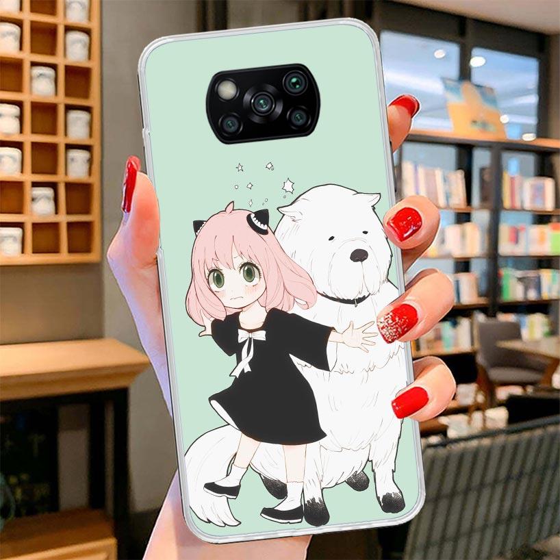 Spy Family Anya Cute Cover Phone Case For Xiaomi Poco F7 Ultra X7 X6 X5 Pro M7 Redmi 15C 15 13C 13 12C 12 10C 10 9A 9C 9T 9 Shel