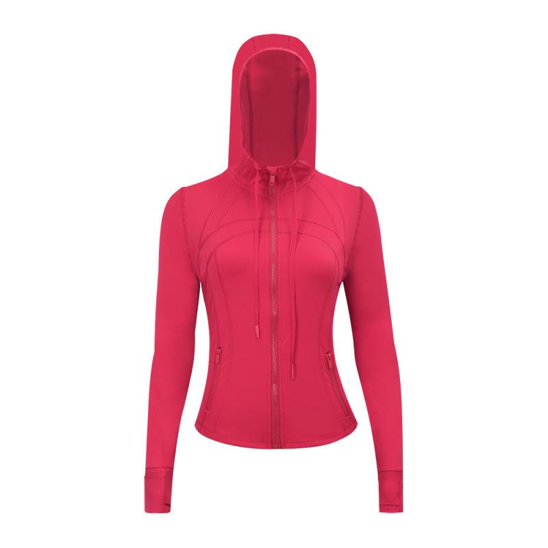 Оригинальная дышащая куртка для йоги Lulu для женщин - Весенне-осенний топ для фитнеса