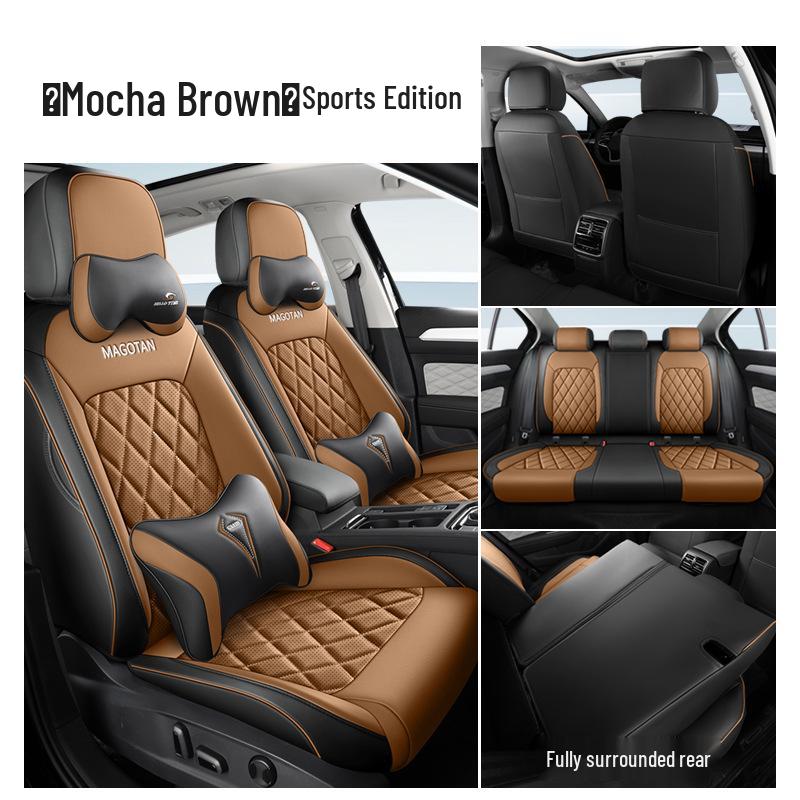 Всесезонные перфорированные и вентилируемые чехлы на сиденья для Volkswagen Magotan Luxury Edition
