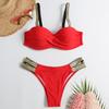 Summer Sexy Bikinis Push Up Swimsuits Women's Swimwear For Female Beach Swim Wear Bathing Suits Brazilian Bikini Set Pool Bather