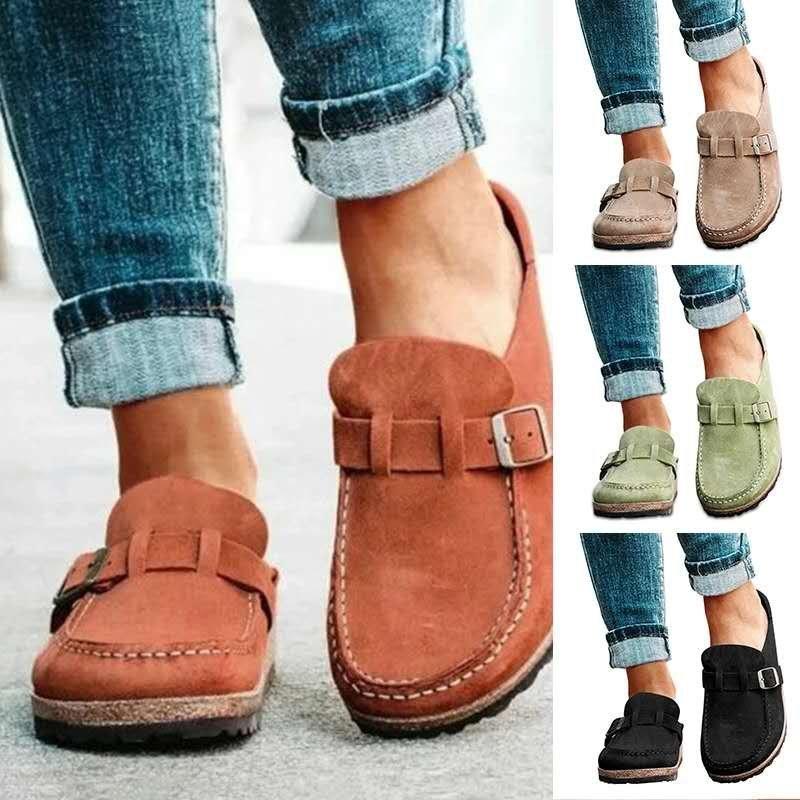 Fashion Women Loafers Retro Shoes Slip On Ladies Comfort Flats Platform Female Zapatos Mujer New Plus Size Casual Woman Summer Flat