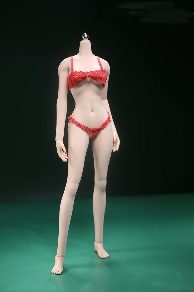OBEST Scale Seamless Action Figure with Detachable Legs and Bikini White Skin 1/6 Figure, Girl, Ultra-Flexible Set, (JOQ-15C-WS01)
