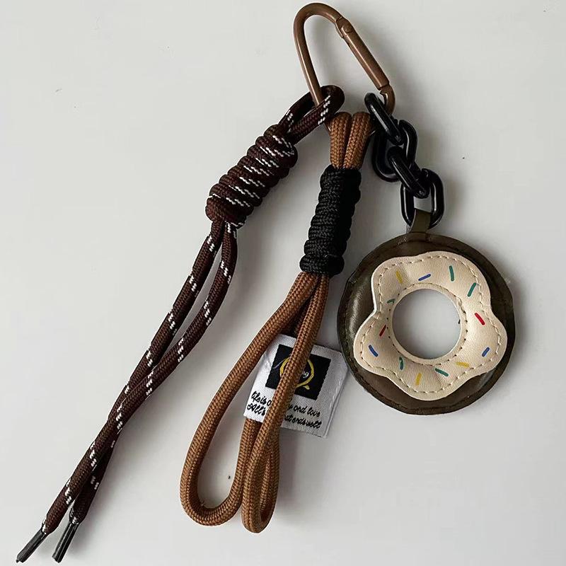 Bag Charm Ladies' Bag Pendants Cartoon Donuts Cute Sweet Bag Accessories Multifunctional Keychains For Girl