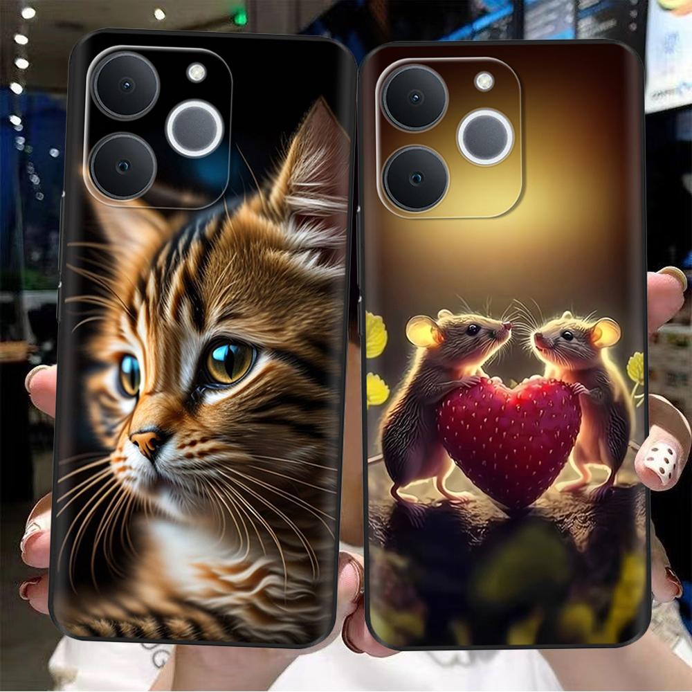 For Realme Note 70 70T Case Silicone Cute Cartoon Fashion Luxury Love Shockproof Cover For Realme Narzo 80 Lite Case Funda Shell