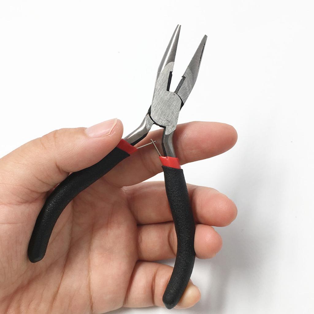 3 шт./компл. плоскогубцы для ювелирных изделий, плоскогубцы с боковыми ножницами, кусачки из нержавеющей стали, плоскогубцы с плоским носом, изготовление ювелирных изделий