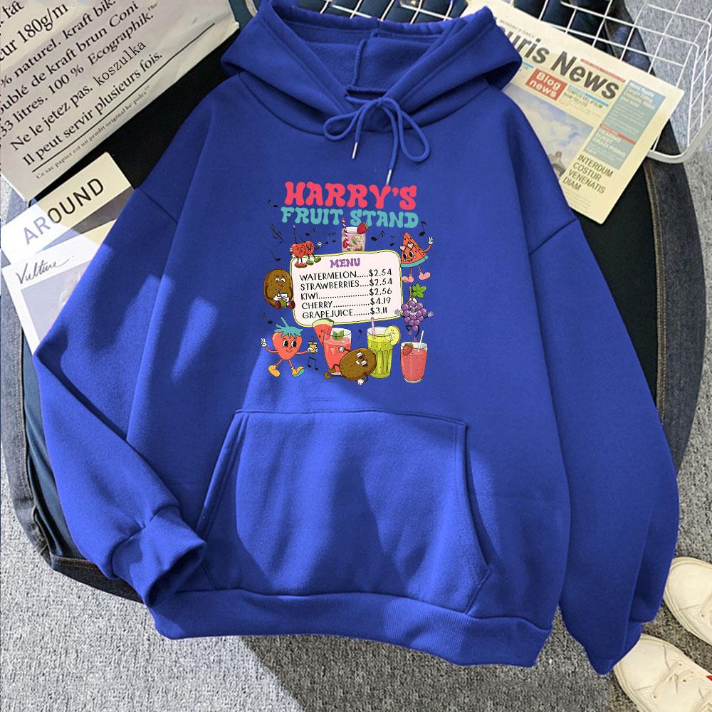 Толстовки с молочным дизайном от Harrys Fruit Stand, с мультяшным графическим принтом, повседневные теплые свитшоты для женщин, с длинным рукавом, удобные