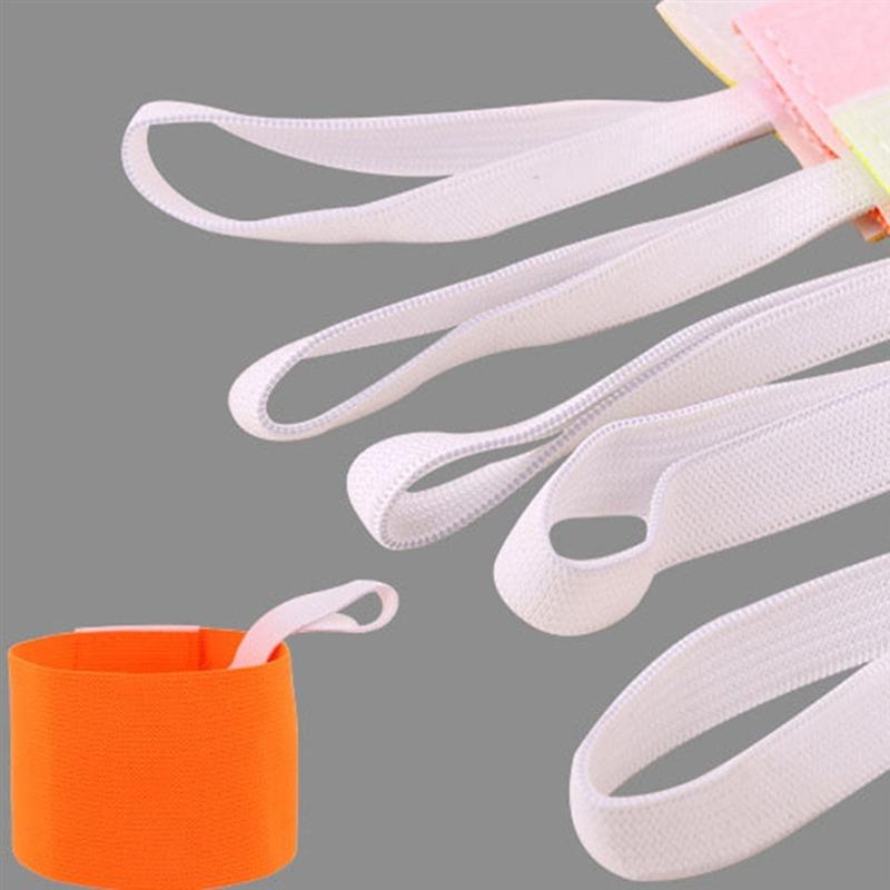 Football Arm Band New Group Armband Football Soccer Solid Color Blank Elastic with Nylon hook and loop Sleeve Badge High Quality
