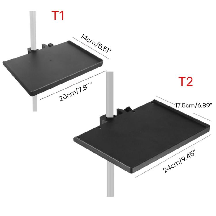Стойка для микрофона, полка-лоток, держатель, лоток для звуковой карты, зажим на полку для записи