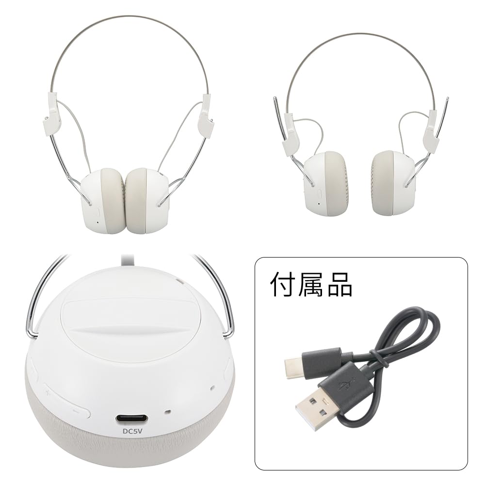 Беспроводные наушники OHM AudioComm, Белые OHM Electric HP-W125N-W 03-1667