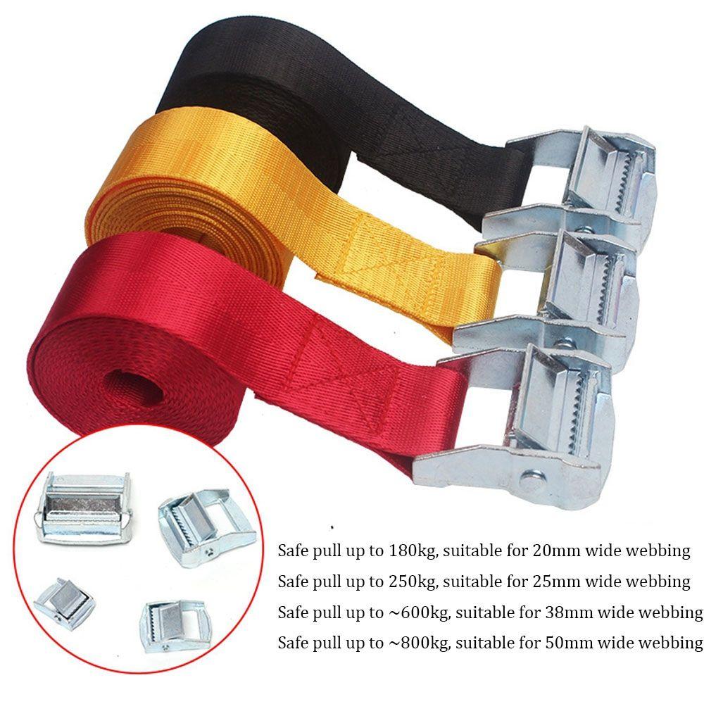 Knuckle Closure Heavy Duty Tie-down Cargoes Strap Ratchet Buckle Fixed Tensioner Outdoor Tools