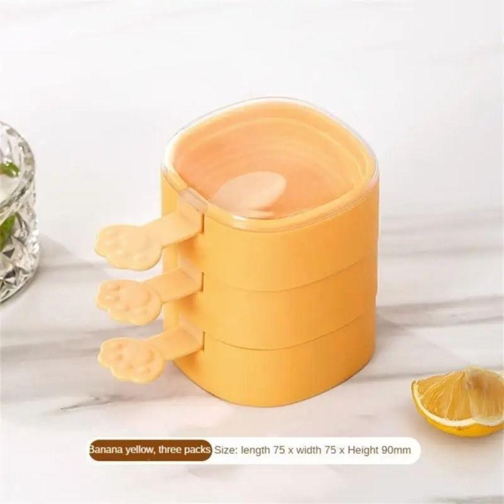 Cartoon Ice Cream Rubber Mold Rubber Popsicles Mold Easy to Use Cheese Stick Mold Home