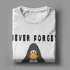 Мужские футболки Club Penguin Never Forget, хлопковая одежда, забавная футболка с коротким рукавом и круглым вырезом, футболки больших размеров