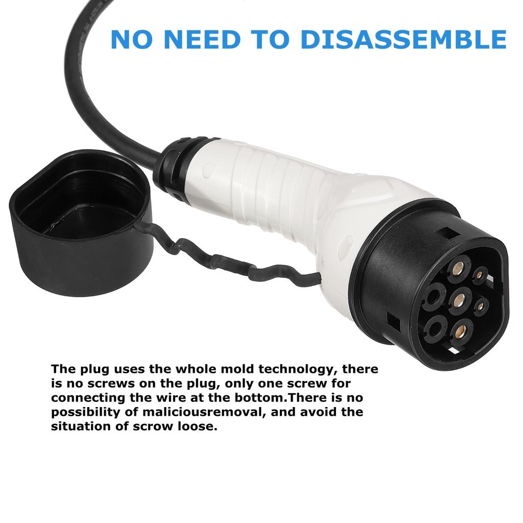 110 В/220 В Автомобильное портативное зарядное устройство для электромобилей ЖК-дисплей Зарядный кабель четвертой передачи 16A FCC UL EU Plug для электромобиля