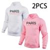 2 in 1 Hoodie for Man Paris Print Autumn Winter Daily Casual Sport Jogging Sweatshirt Home Outdoor Comfort Warm Fashion Pullover